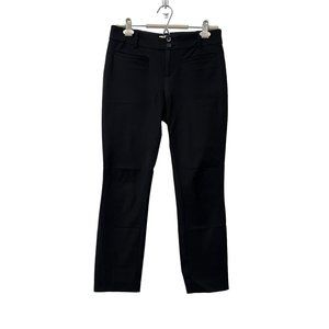 By Anthropologie Womens Black The Essential Slim Trouser Pants Size 4